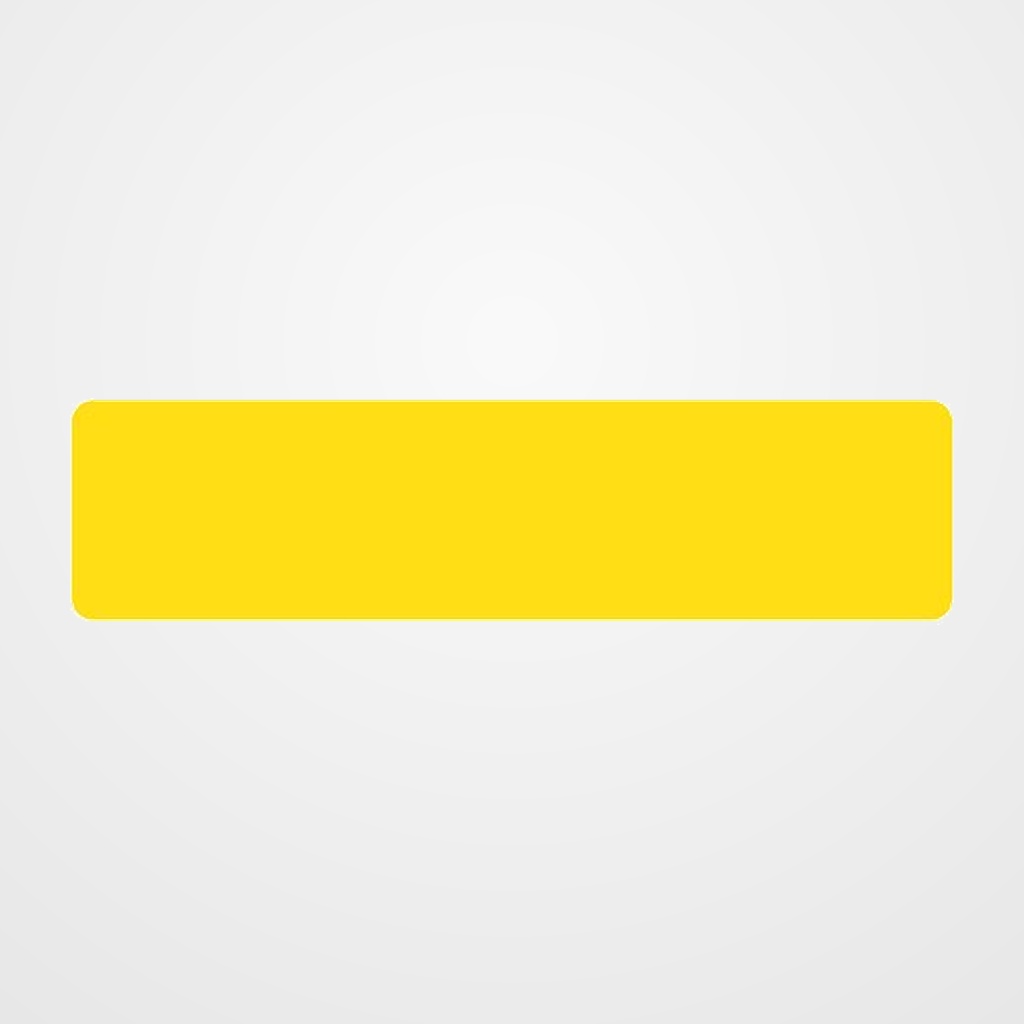 SIMBOLO ADHESIVO PARA SEÑALIZACION SUELO 200x50 mm TIRA AMARILLO BOLSA DE 10