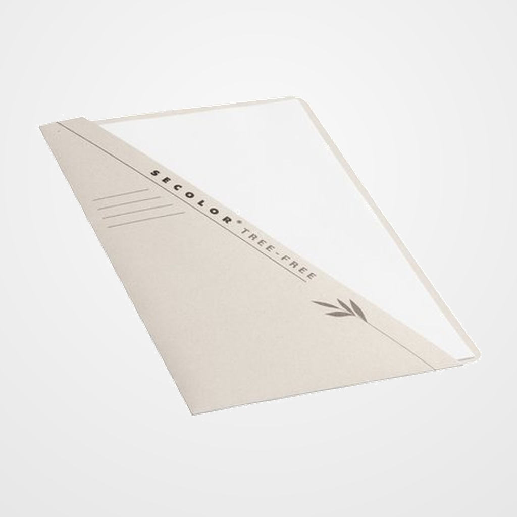 SUBCARPETA JALEMA 226g A4 BEIGE CON BOLSILLO CENTRAL PAQUETE de 10