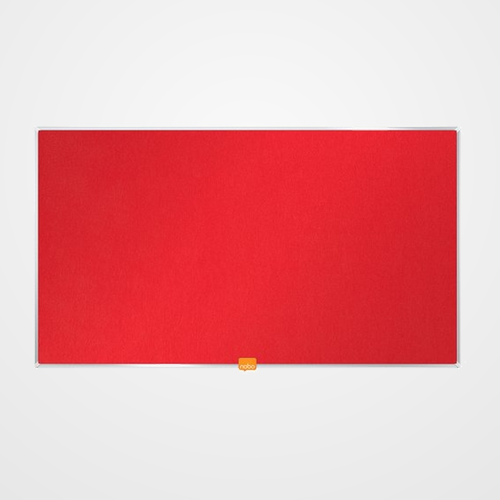 TABLERO  FIELTRO NOBO PANORAMICA 32  (720x410 mm) ROJO BRILLANTE