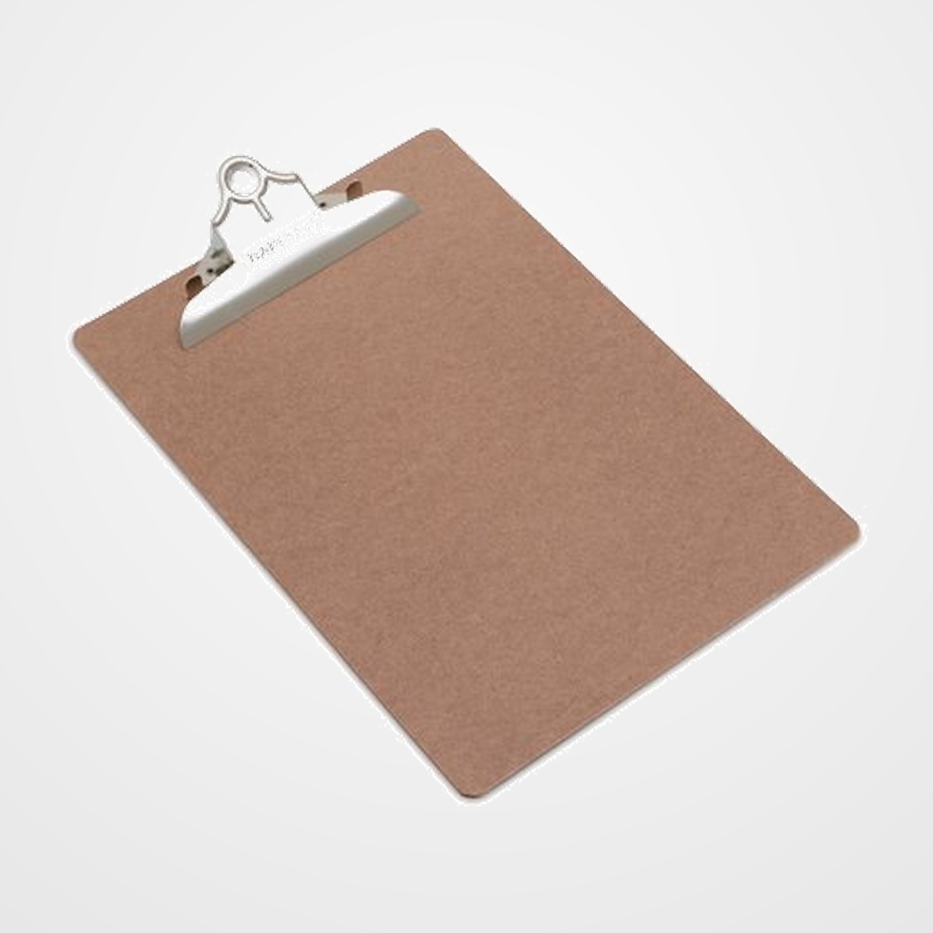 CARPETA con PINZA PORTABLOCS RAPESCO TABLERO A4