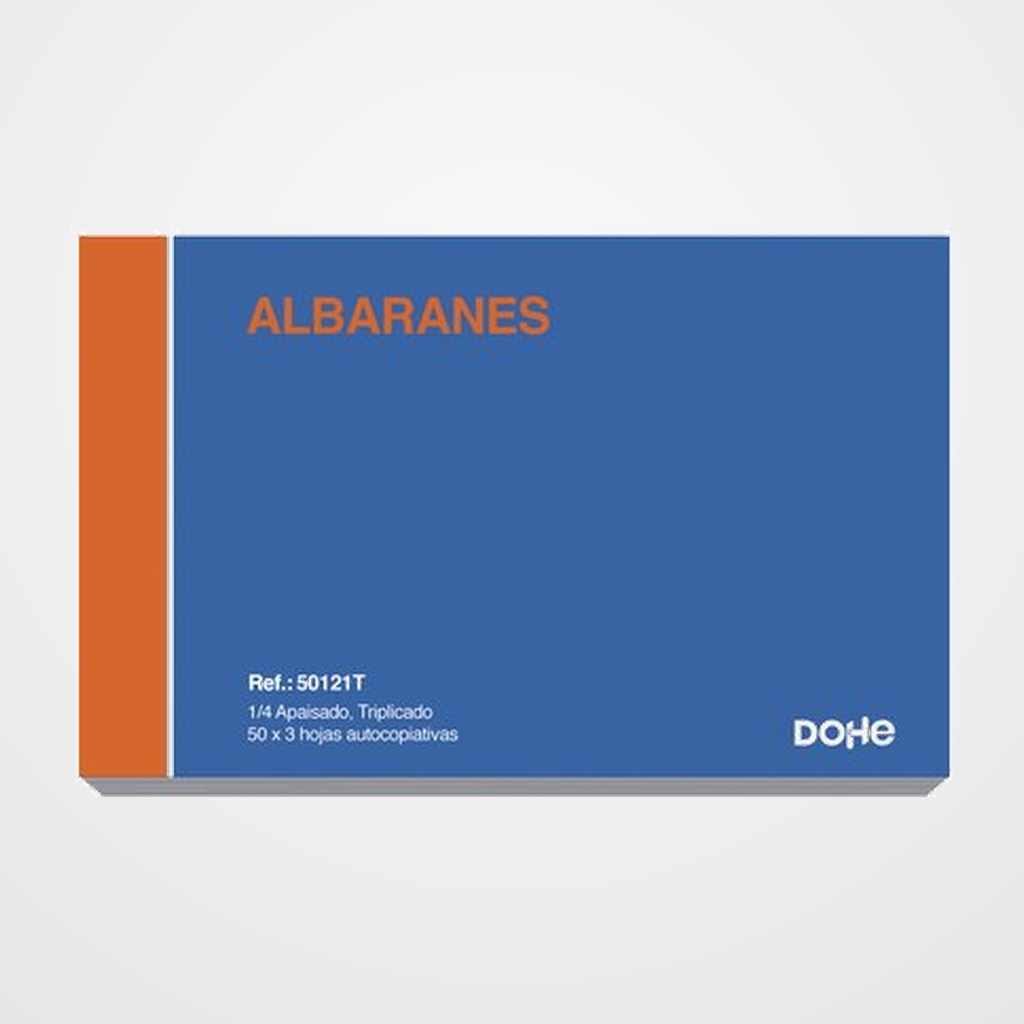 TALONARIO ALBARANES 1/4 APAISADO DUPLICADO DOHE