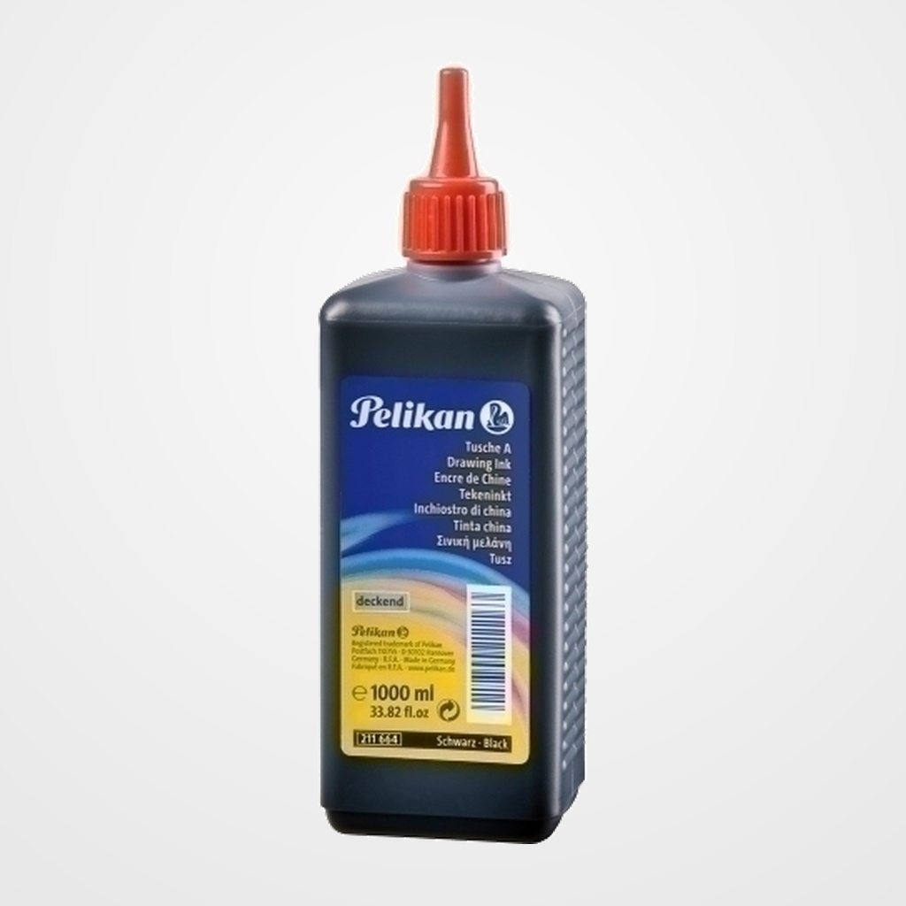 TINTA CHINA PELIKAN BOTELLA 1 litro NEGRO (211664)