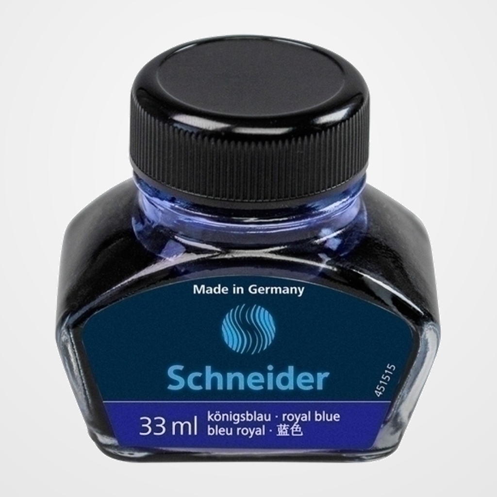 TINTA ESTILOGRAFICA SCHNEIDER FRASCO 33 ml AZUL