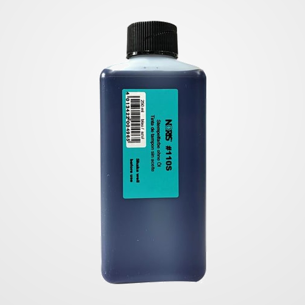 TINTA para TAMPON NORIS 110S 250 ml. AZUL