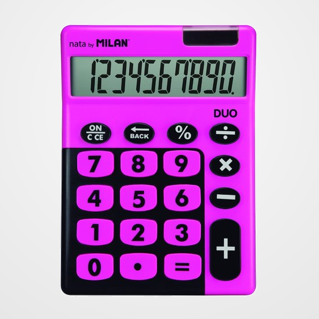 CALCULADORA SOBREMESA MILAN 10 DIGITOS TOUCH DUO ROSA