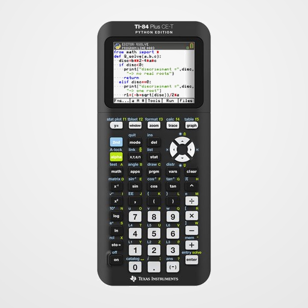 CALCULADORA GRAFICA TEXAS INSTRUMENT TI-84 PLUS CE-T PYTHON