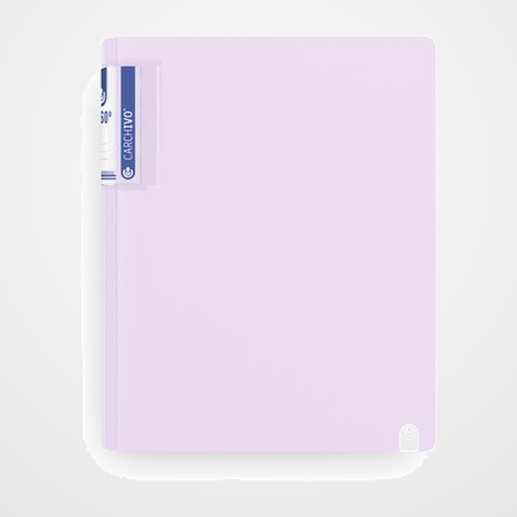 CARPETA de ANILLAS CARCHIVO FOAM SOFT PP A4 2 an.MIXTA 40mm MALVA