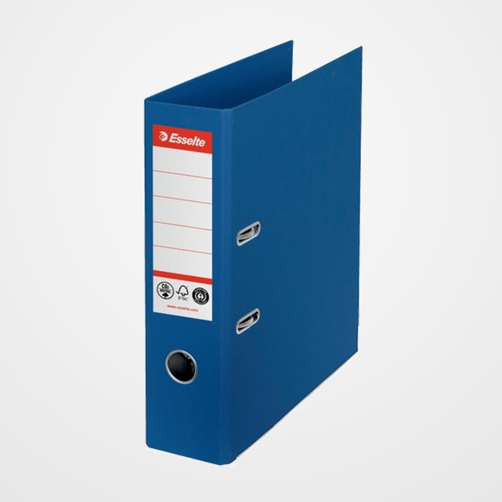 ARCHIVADOR palanca ESSELTE CO2 NEUTRAL Nº1 CARTON FORRADO A4 75mm AZUL VIVIDA