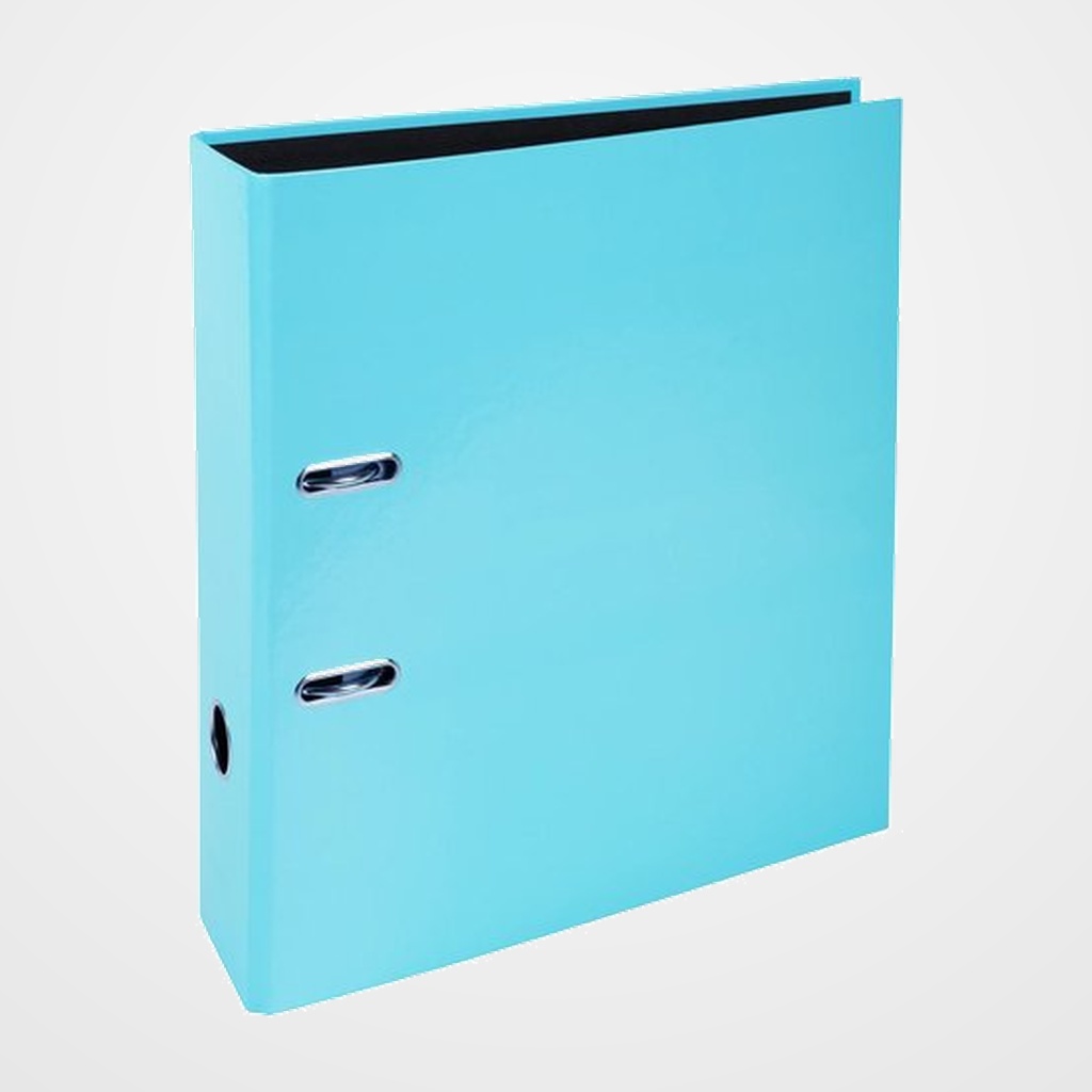 ARCHIVADOR palanca EXACOMPTA PREM TOUCH AQUAREL CARTON FORRADO RADO A4 80mm AZUL PASTEL