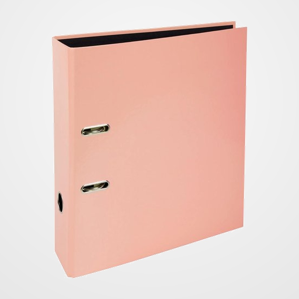 ARCHIVADOR palanca EXACOMPTA PREM TOUCH AQUAREL CARTON FORRADO RADO A4 80mm CORAL