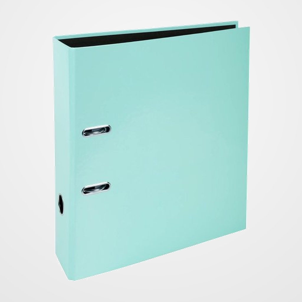 ARCHIVADOR palanca EXACOMPTA PREM TOUCH AQUAREL CARTON FORRADO RADO A4 80mm VERDE PASTEL