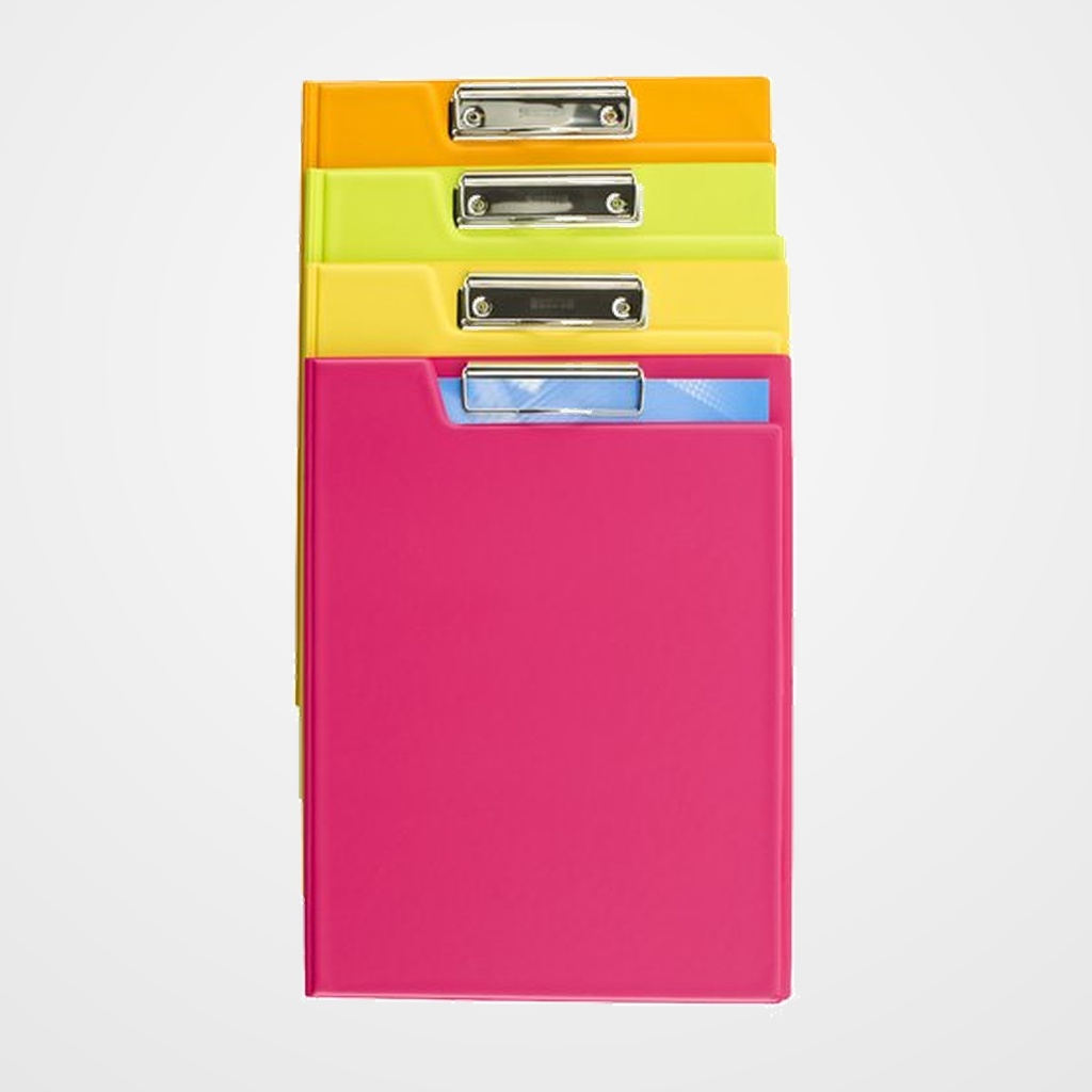 CARPETA con PINZA MINICLIP SUPERIOR IBERPLAS PVC FUN COLOR Fº EXPOSITOR de 18