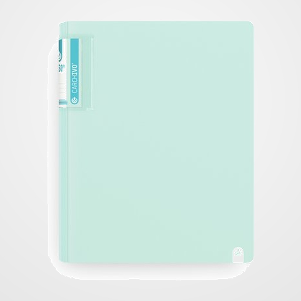 CARPETA de ANILLAS CARCHIVO FOAM SOFT PP A4 4 an.MIXTA 40mm MENTA