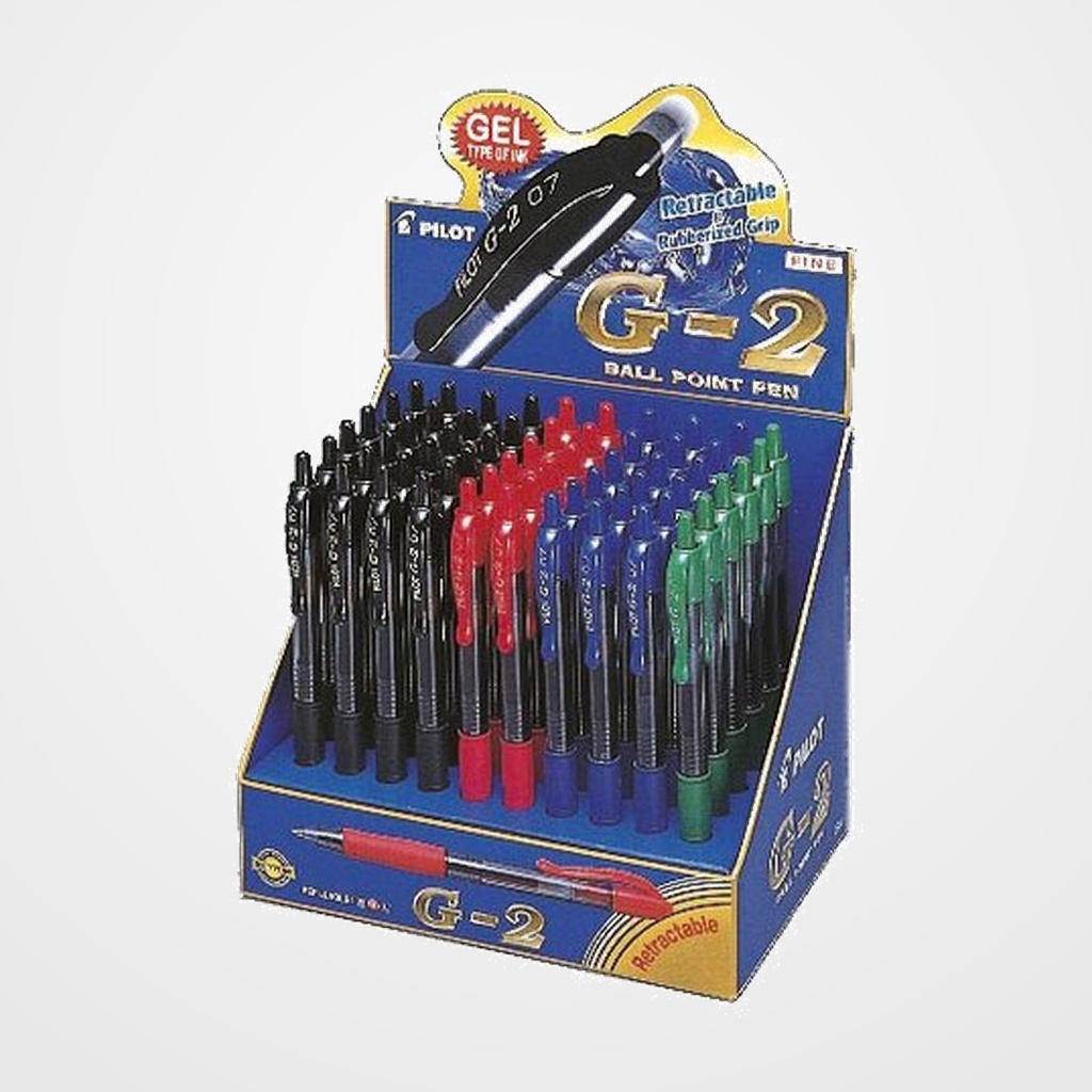 ROLLER GEL RT. PILOT G-2 0,7 EXPOSITOR de 60