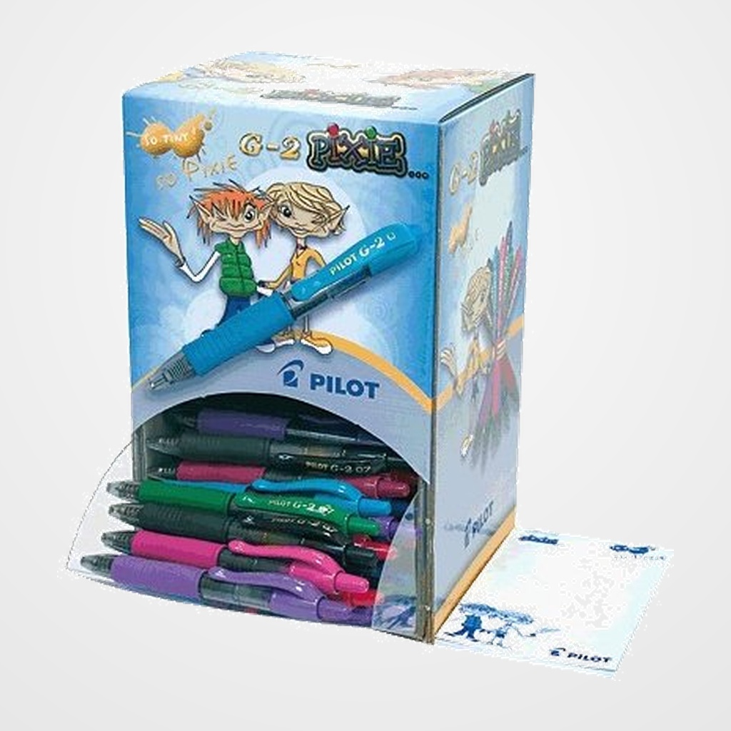 ROLLER GEL RT. PILOT G-2 XS PIXIE 0,7 EXPOSITOR de 84