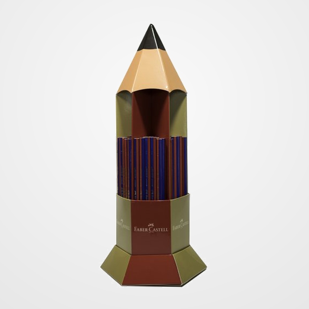 LAPIZ ofic. FABER-CASTELL BICOLOR FINO JANUS 2160 EXPOSITOR de 120
