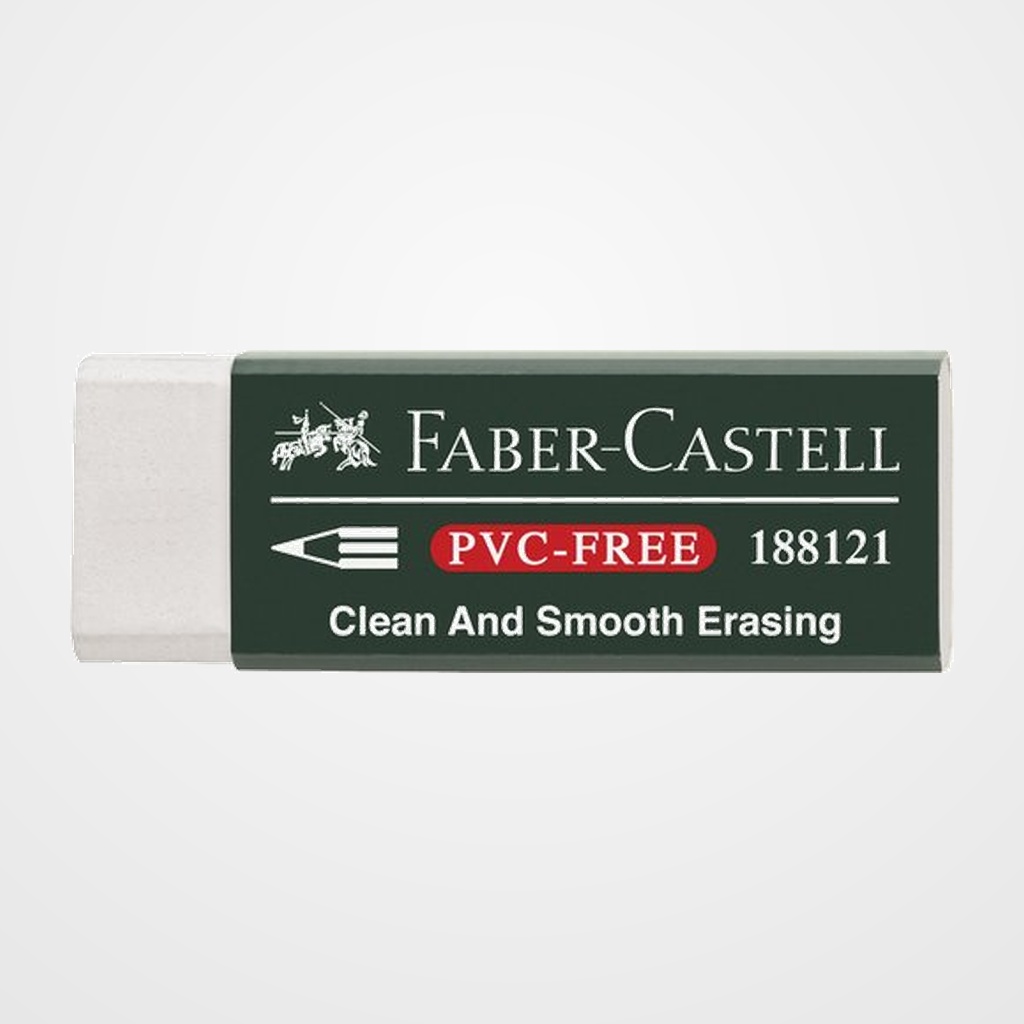 GOMA de BORRAR FABER-CASTELL 188121 (PVC-FREE) para LAPIZ  (ud.)