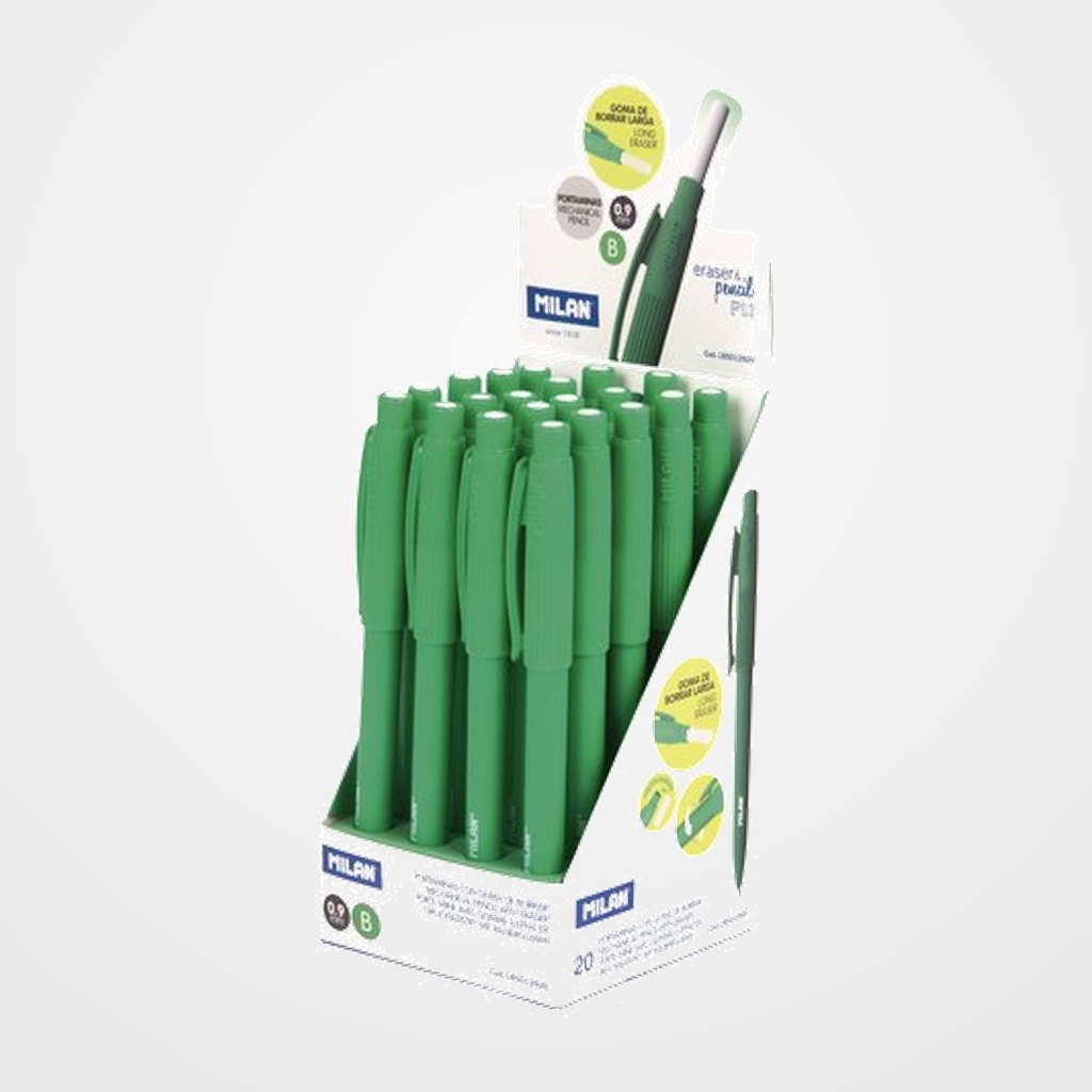 PORTAMINAS MILAN PL1 TOUCH 0,9 mm EXPOSITOR de 20