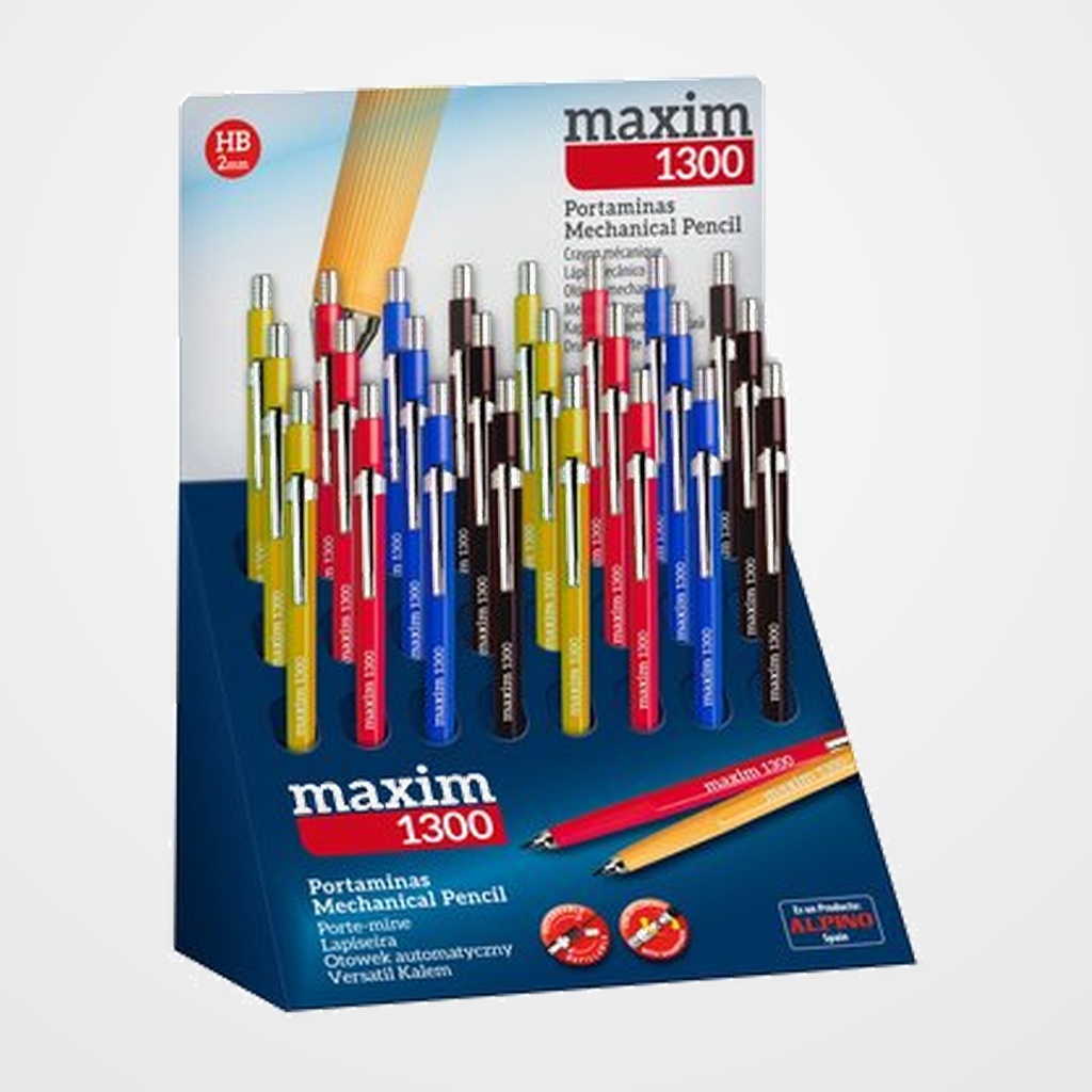 PORTAMINAS ALPINO MAXIM 2,0 mm EXPOSITOR de 24
