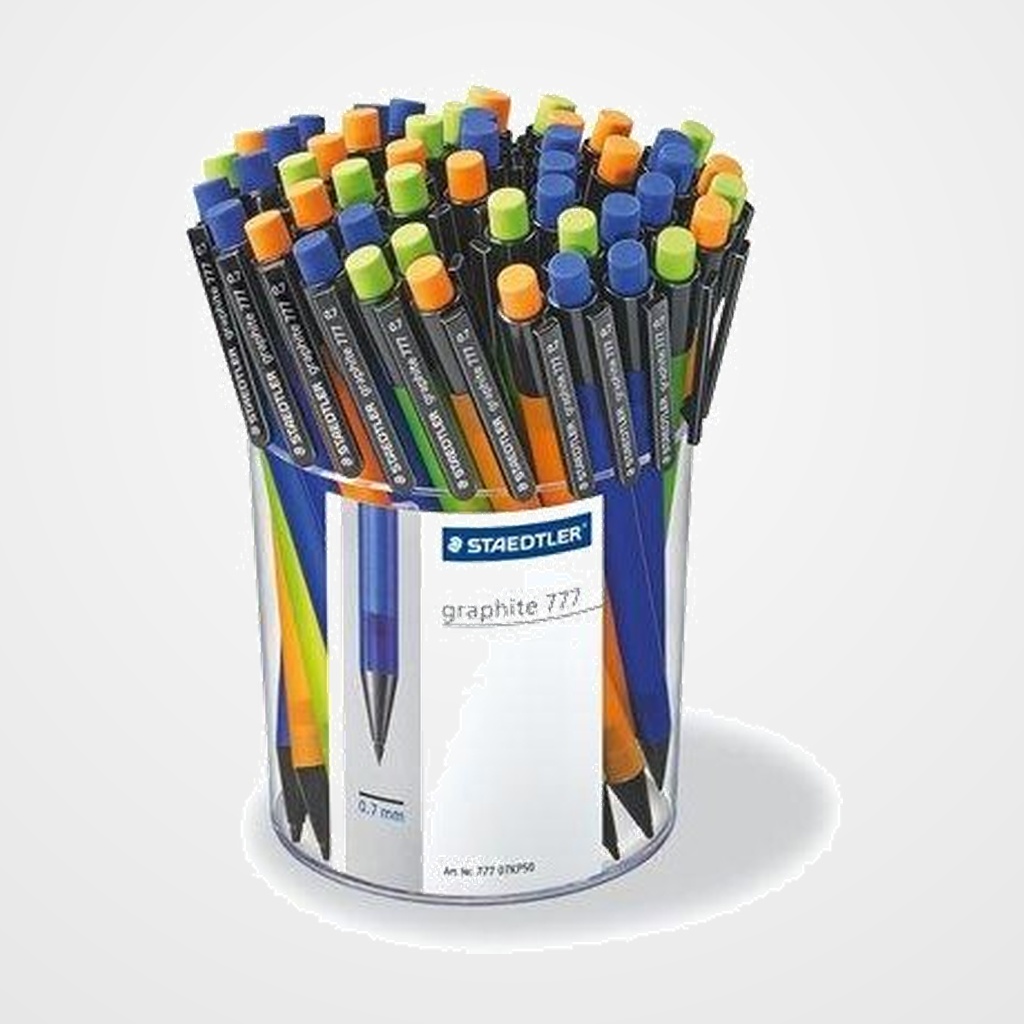 PORTAMINAS STAEDTLER 777 GRAPHITE 0,7 mm EXPOSITOR de 50