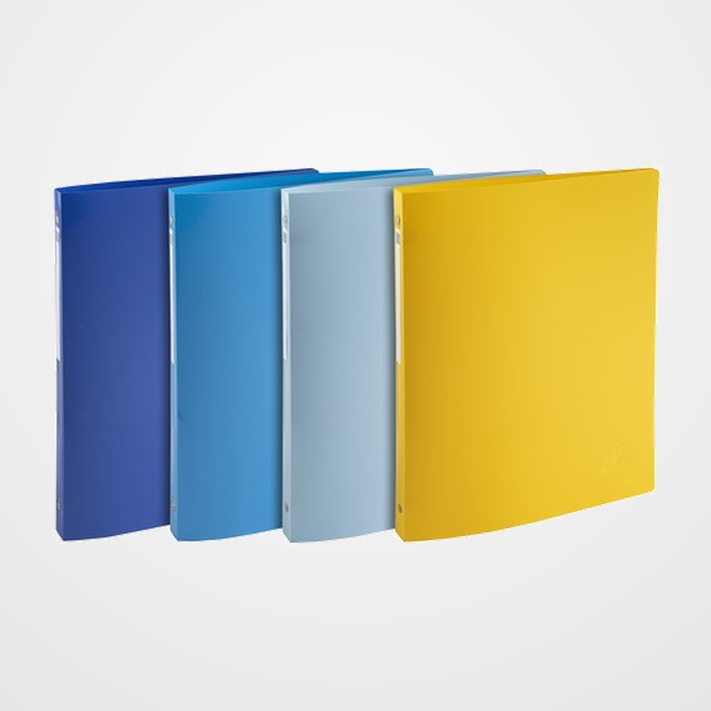 CARPETA de ANILLAS EXACOMPTA BEE BLUE PP A4+ 4 an. 15mm SURTIDO (4 col.)