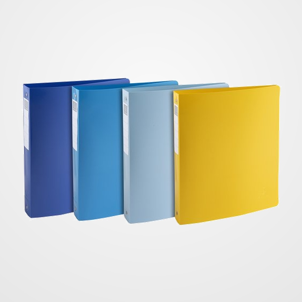 CARPETA de ANILLAS EXACOMPTA BEE BLUE PP A4+ 4 an. 30mm SURTIDO (4 col.)