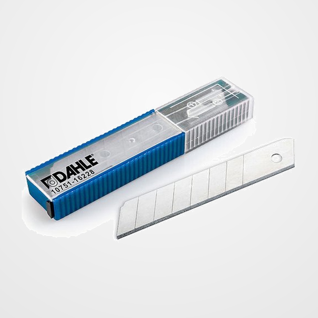 RECAMBIO CUTER DAHLE 18 mm ESTUCHE DE 10