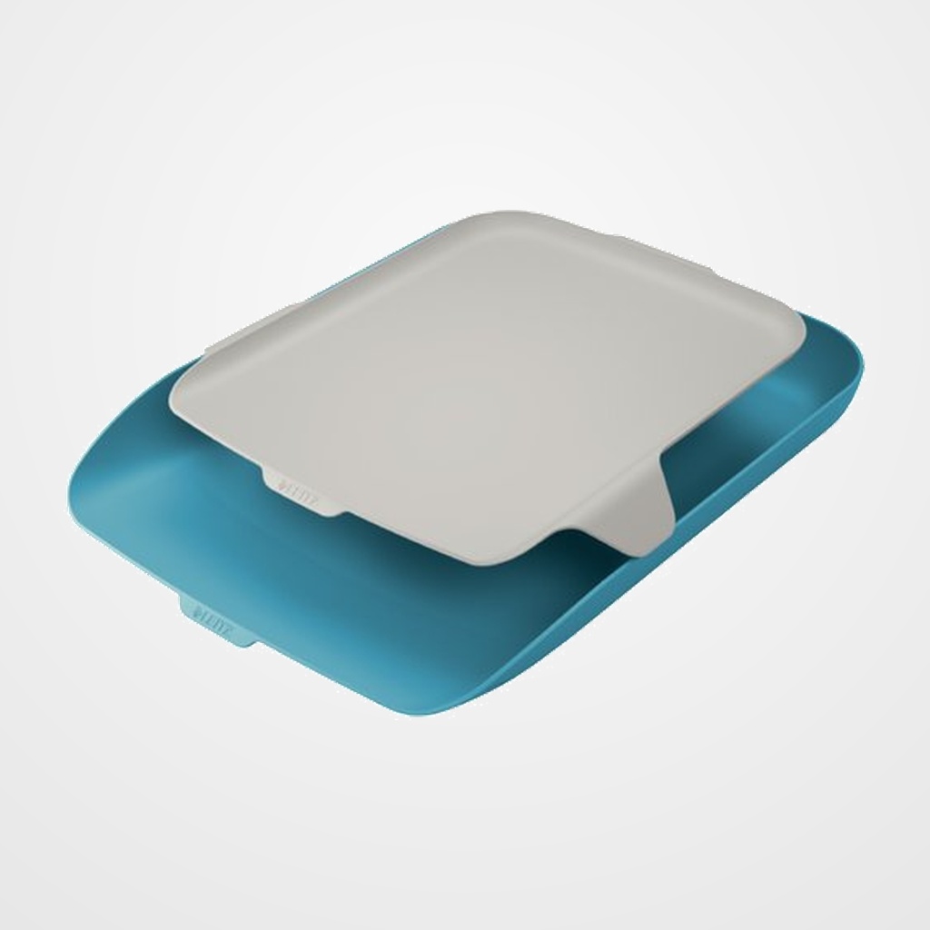 BANDEJA SOBREMESA LEITZ COSY con ORGANIZADOR AZUL