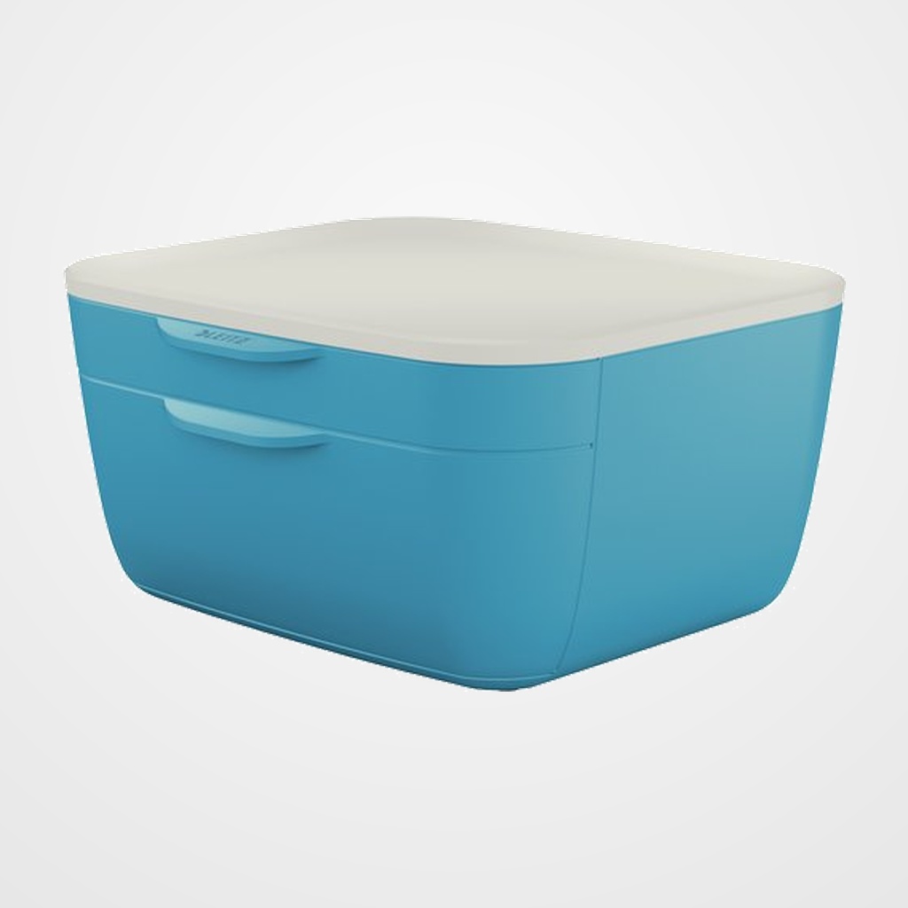 MODULO LEITZ COSY 2 CAJONES AZUL