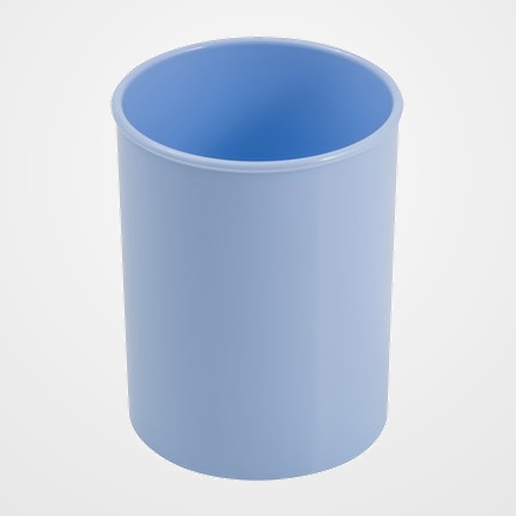 CUBILETE FAIBO PLASTICO AZUL PASTEL