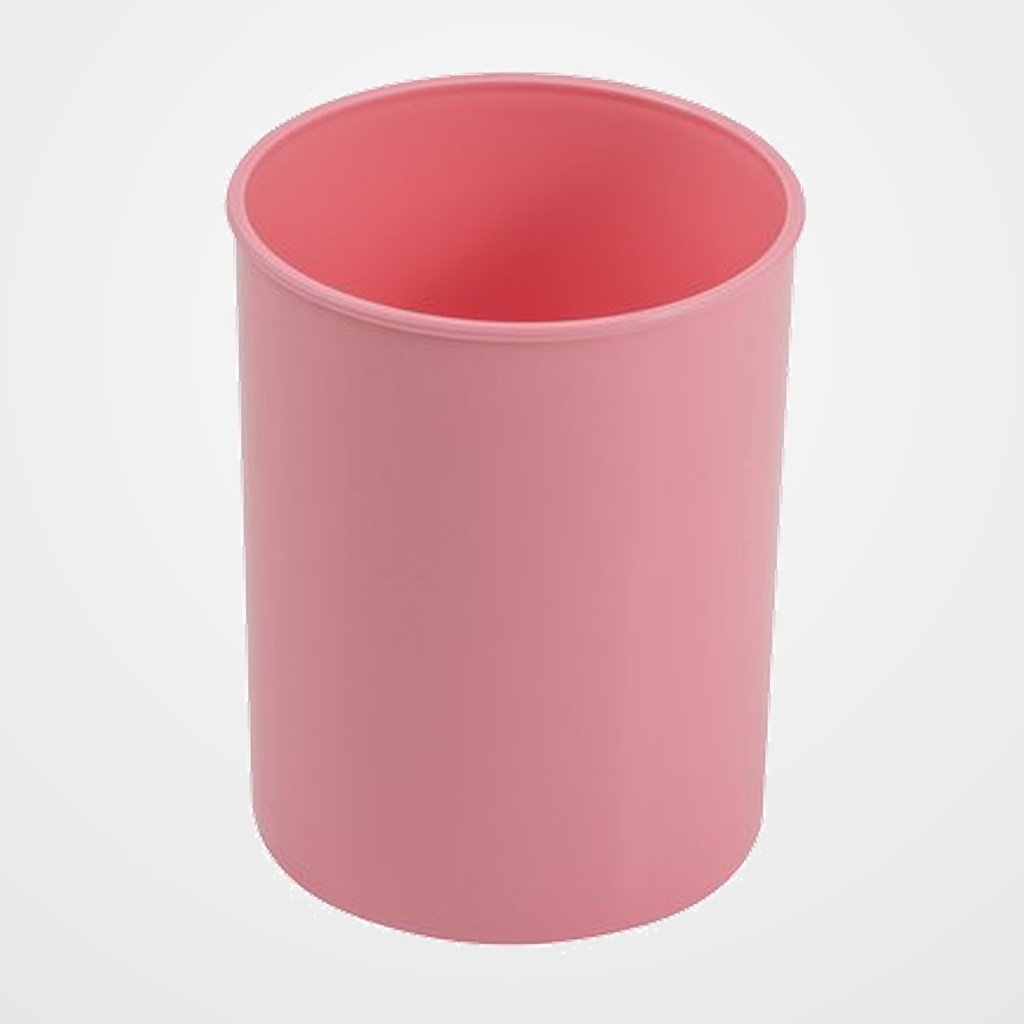 CUBILETE FAIBO PLASTICO ROSA PASTEL