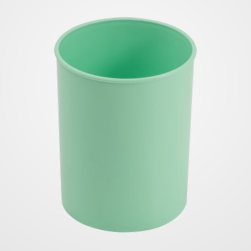 CUBILETE FAIBO PLASTICO VERDE PASTEL