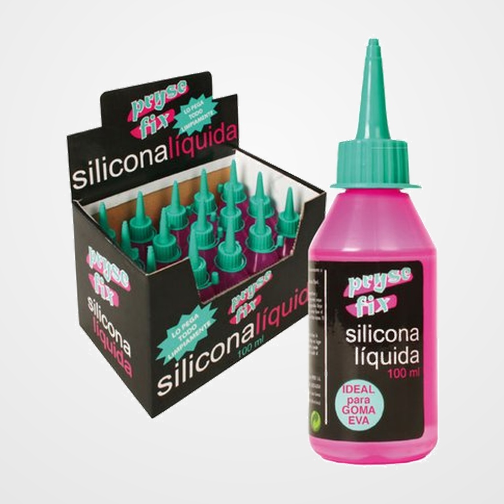 SILICONA LIQUIDA FIX 100ml EXPOSITOR de 15