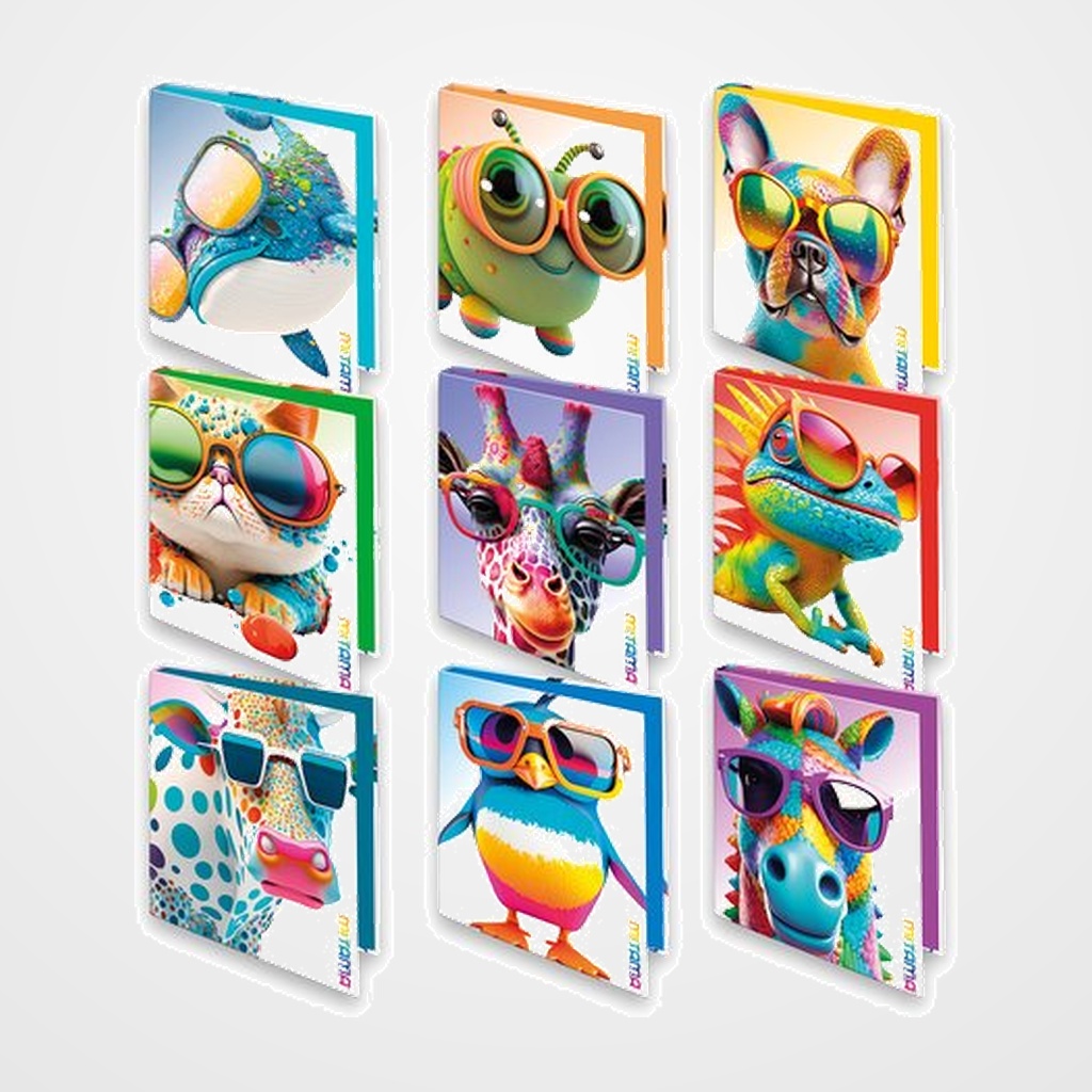 CARPETA de ANILLAS MITAMA COLECCION ANIMAL 27x32cm  4 an. 30mm COLORES SURTIDOS