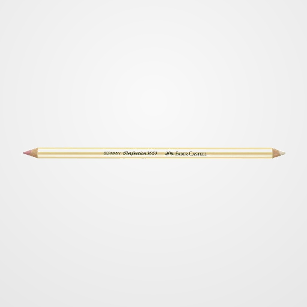 GOMA de BORRAR FABER-CASTELL PERFECTION 7057 con FORMA de LAPIZ y  2 PUNTAS (ud.)