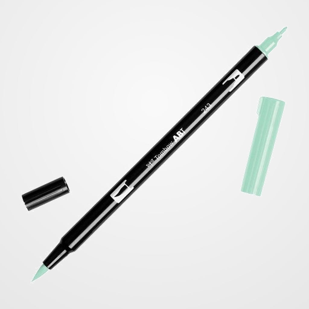 ROTULADOR TOMBOW DOBLE PUNTA PINCEL MENTA