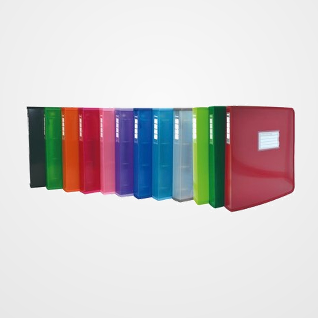 CARPETA de ANILLAS OFFICE BOX PP COLORLINE A4 2 an.MIXTAS 25mm