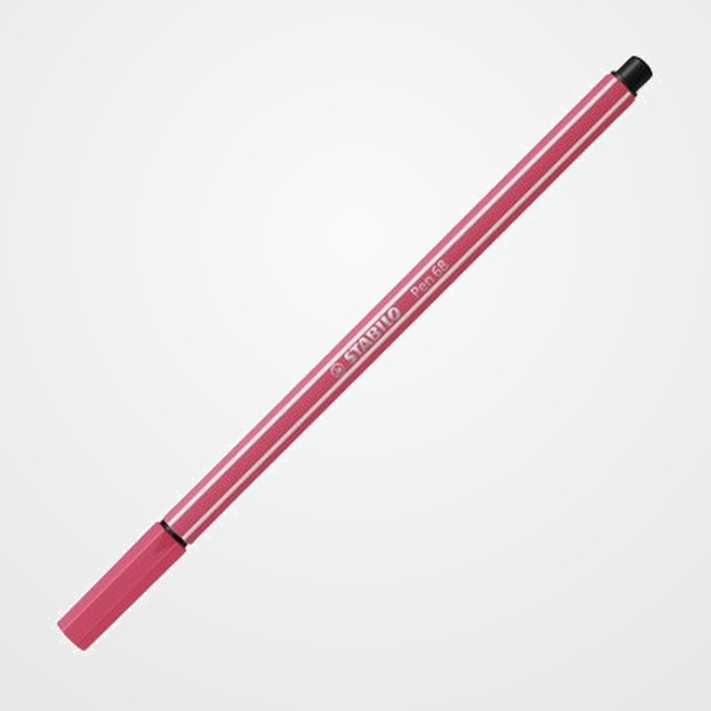 ROTULADOR FIBRA STABILO PEN 68  ROJO FRESA