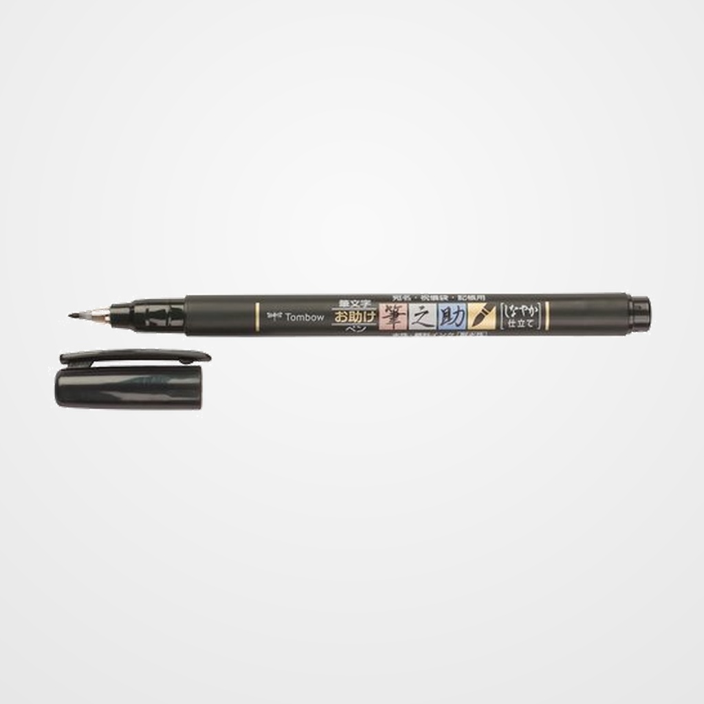 ROTULADOR TOMBOW CALIGRAFIA FUDENOSUKE PUNTA BLANDA NEGRO