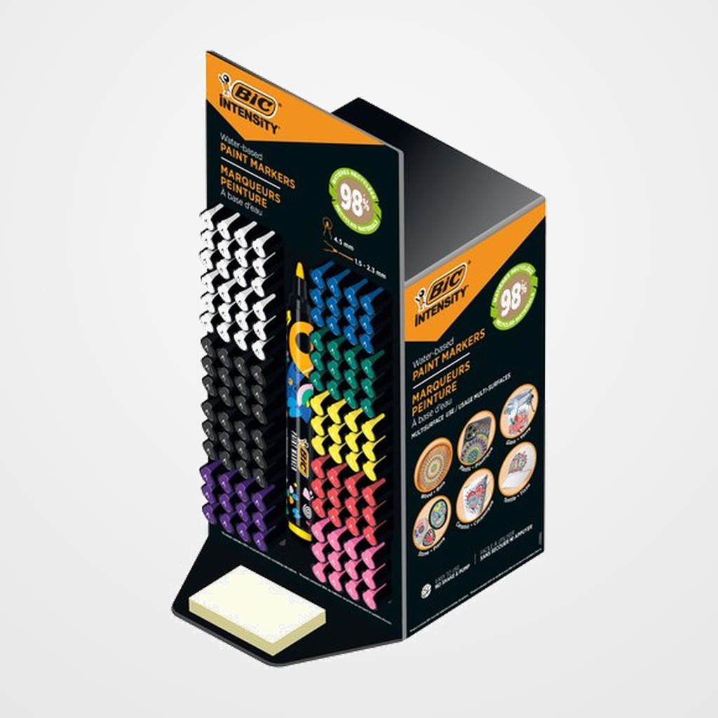 ROTULADOR ACRILICO BIC EXPOSITOR de 120