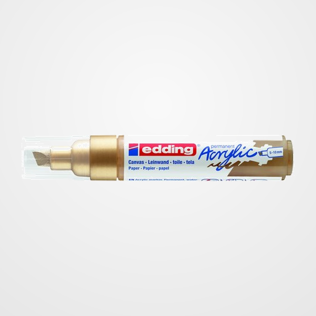 MARCADOR ACRYLIC EDDING 5000 BISELADO (5-10 mm) ORO
