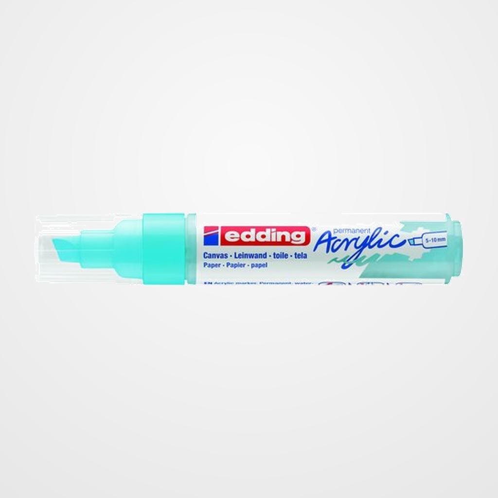 MARCADOR ACRYLIC EDDING 5000 BISELADO (5-10 mm) TURQUESA