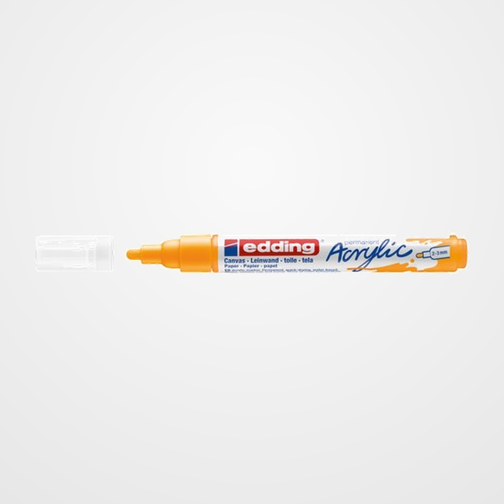 MARCADOR ACRYLIC EDDING 5100 CONICO (2-3 mm) AMARILLO SOL