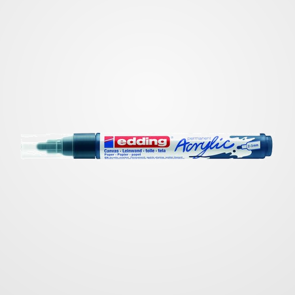MARCADOR ACRYLIC EDDING 5100 CONICO (2-3 mm) AZUL NOCHE
