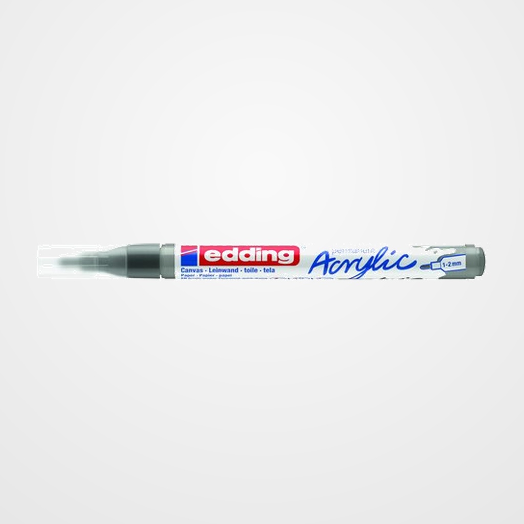 MARCADOR ACRYLIC EDDING 5300 CONICO (1-2 mm) ANTRACITA