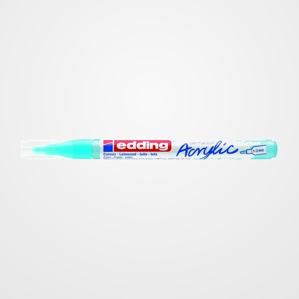 MARCADOR ACRYLIC EDDING 5300 CONICO (1-2 mm) TURQUESA
