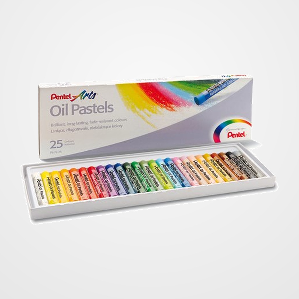 CERAS PENTEL OIL PASTEL ESTUCHE DE 25