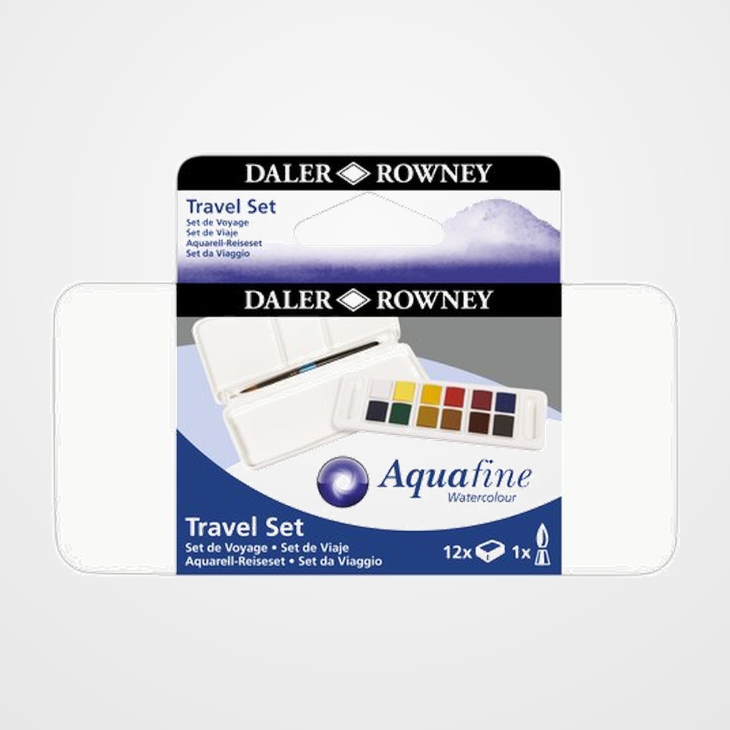ACUARELAS DALER ROWNEY AQUAFINE ESTUCHE de 12