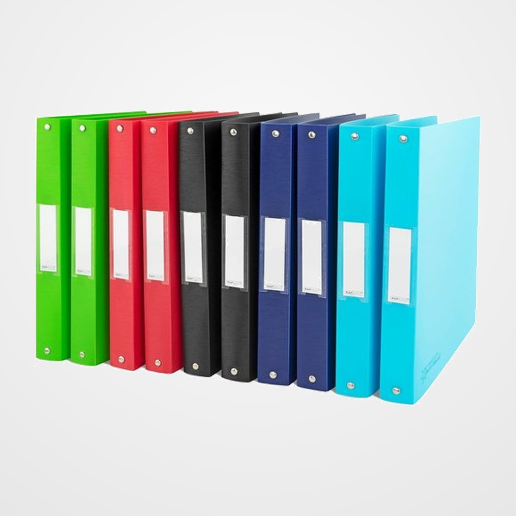 CARPETA de ANILLAS RAPESCO PP A4 4 an.35mm  SURTIDOS