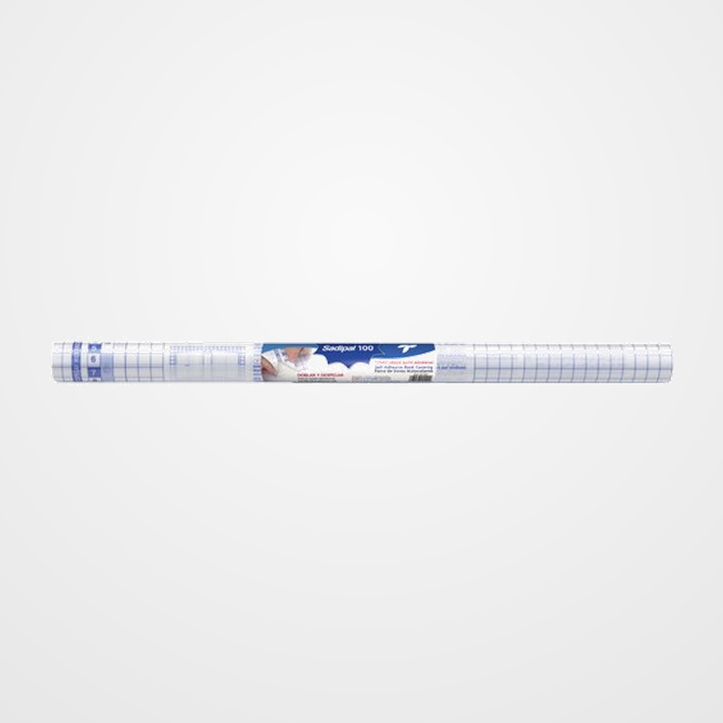 FORRO SADIPAL ADHESIVO PP TRANS. 100µ ROLLO 0,5 x 3 m